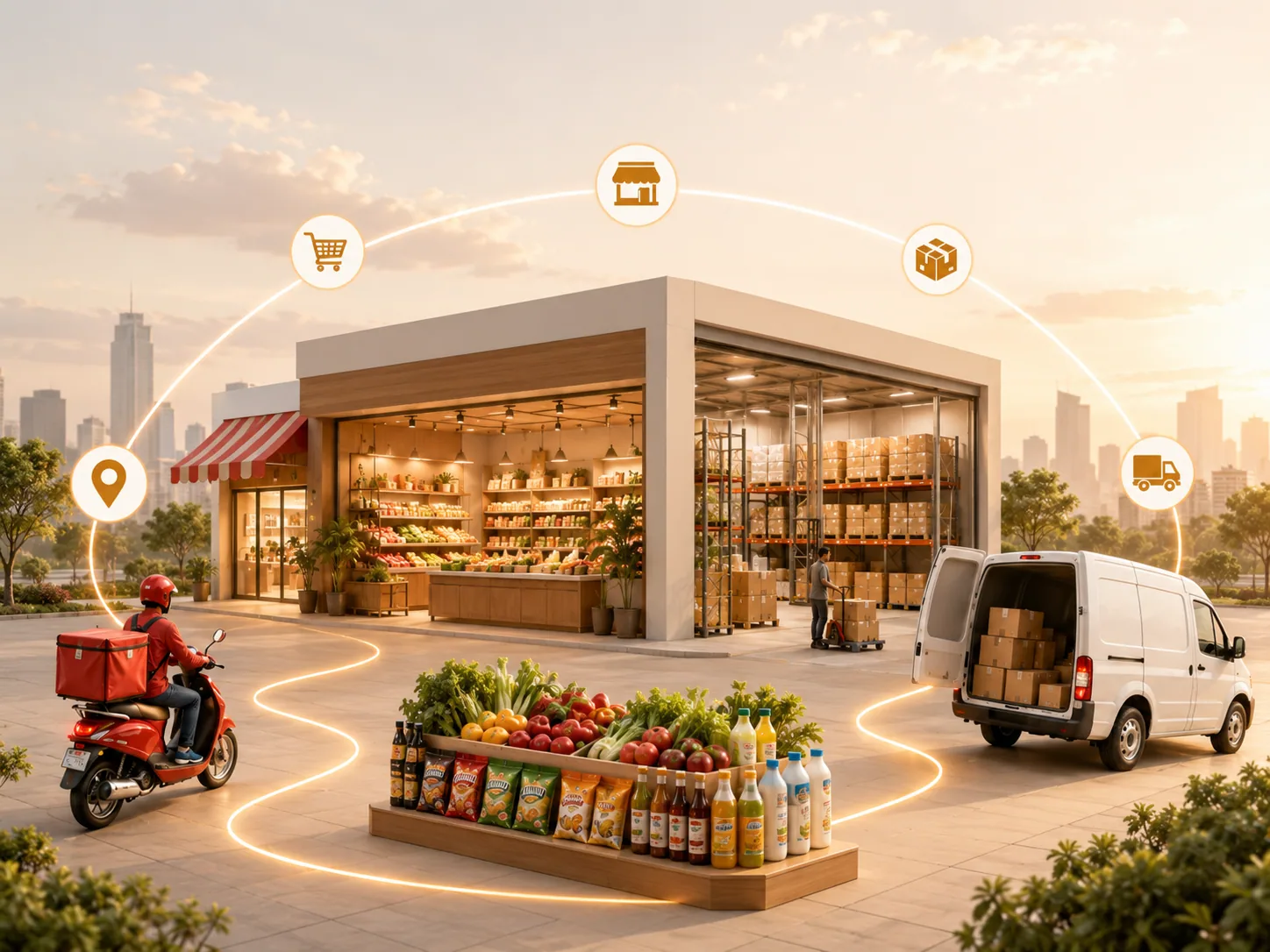 Food & Fast-Moving Consumer Goods Brand: Supporting Omnichannel Growth with Retail Matrix and Fulfillment Infrastructure